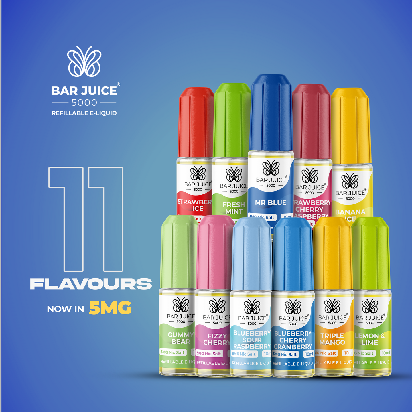 *NEW* All 11 new flavours in 5mg
