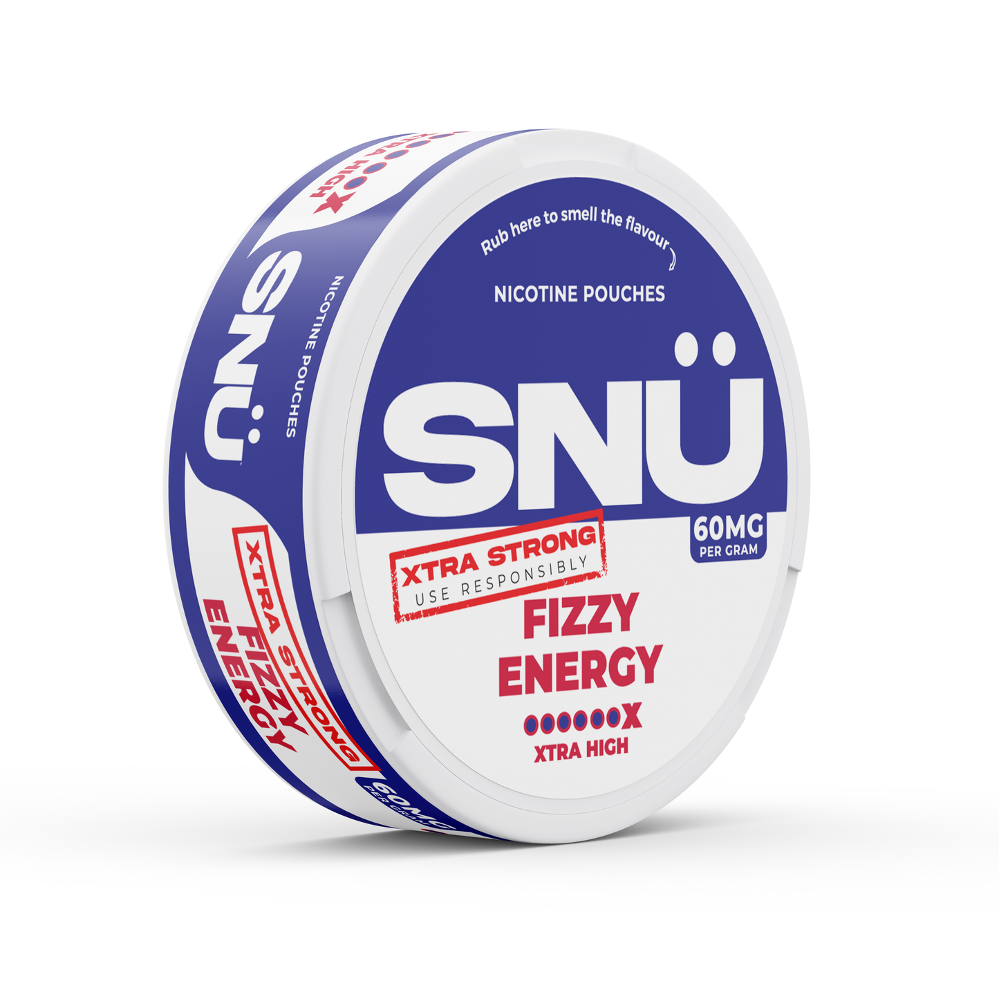 SNU Nicotine Pouch Fizzy Energy 60mg