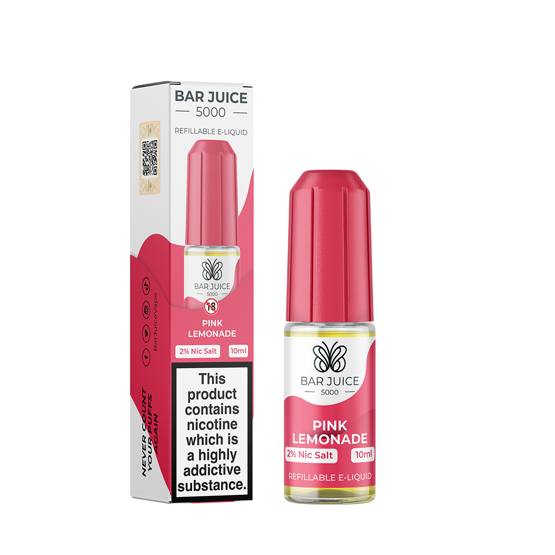 Bar Juice Pink Lemonade Nic Salt Elf Bar E-Liquid 10mg 10ml